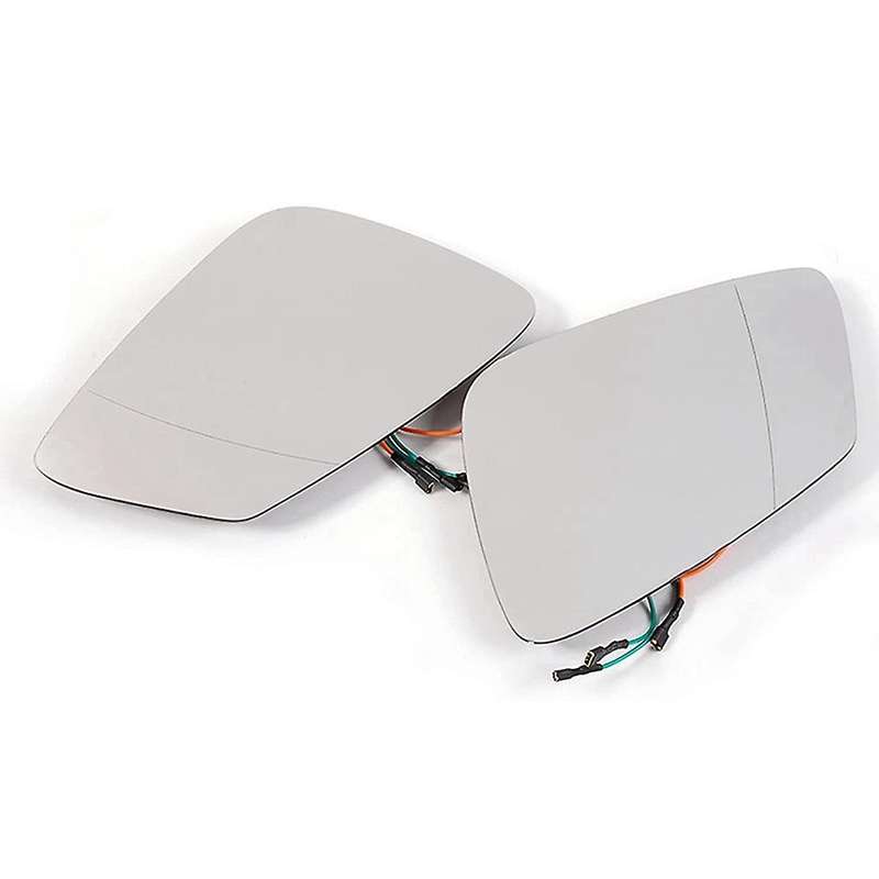 Car Left Heated Glass Rearview Mirror Reversing Rearview Mirror Side Wing Mirror Glass for - F01 F02