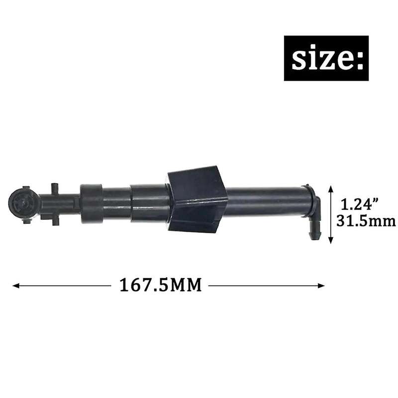 Car Left Headlight Washer Nozzle for Flying Spur GT 2011-2019 3W0955979D
