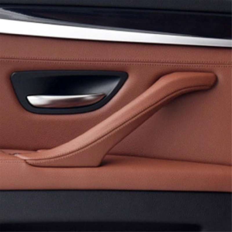 Car Left Interior Passenger Door Leather Handle Assembly for 5 Series F10 F11 F18 10-17 520i 523i 52