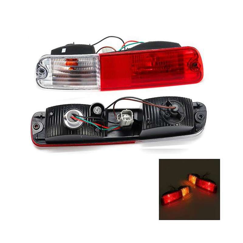 Car Left Rear Bumper Fog Light Parking Warning Light Reflector Taillights for Montero V73 V77 02-06