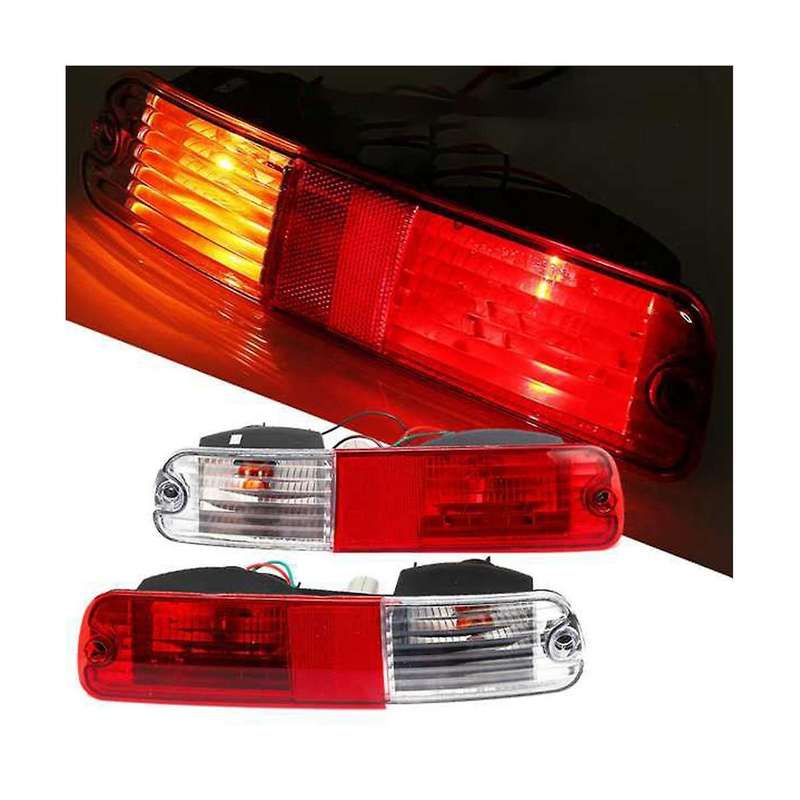 Car Left Rear Bumper Fog Light Parking Warning Light Reflector Taillights for Montero V73 V77 02-06