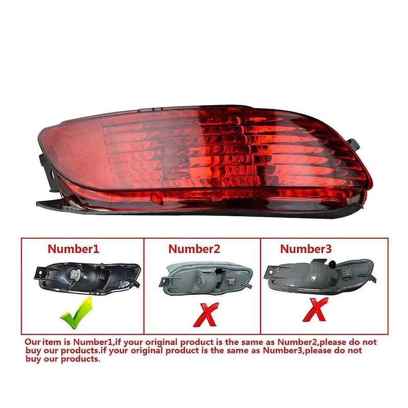 Car Left Rear Bumper Light Rear Fog Lamp Brake 81911-48030 for RX330 RX350 RX400H 2004-2009