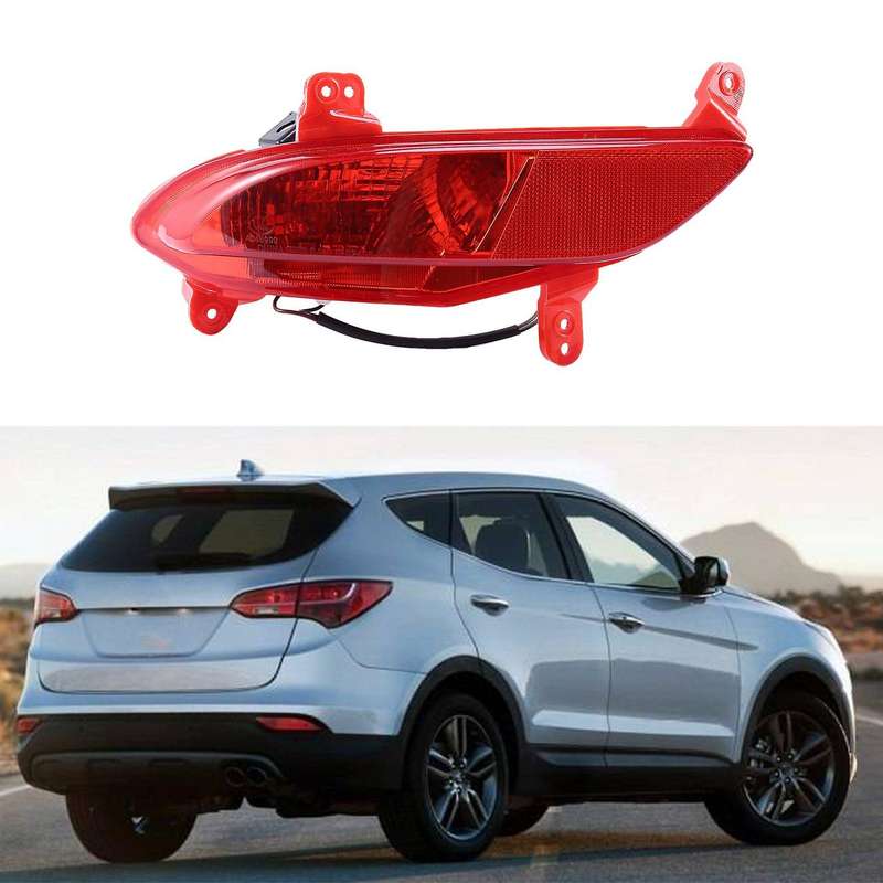Car Left Rear Bumper Rear Bumper Light Brake Light Reflector Light for SANTAFE IX45 2013 2014 2015