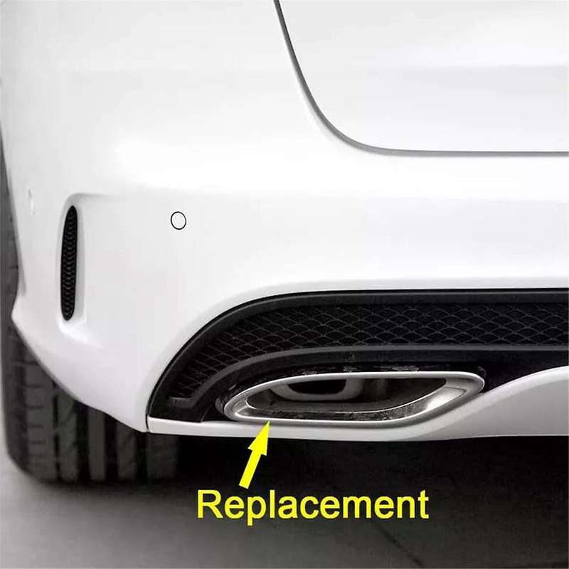 Car Left Rear Exhaust Pipe Trim Bezel Tailpipe Cover Trim A2058852221 for W177 W238 W205