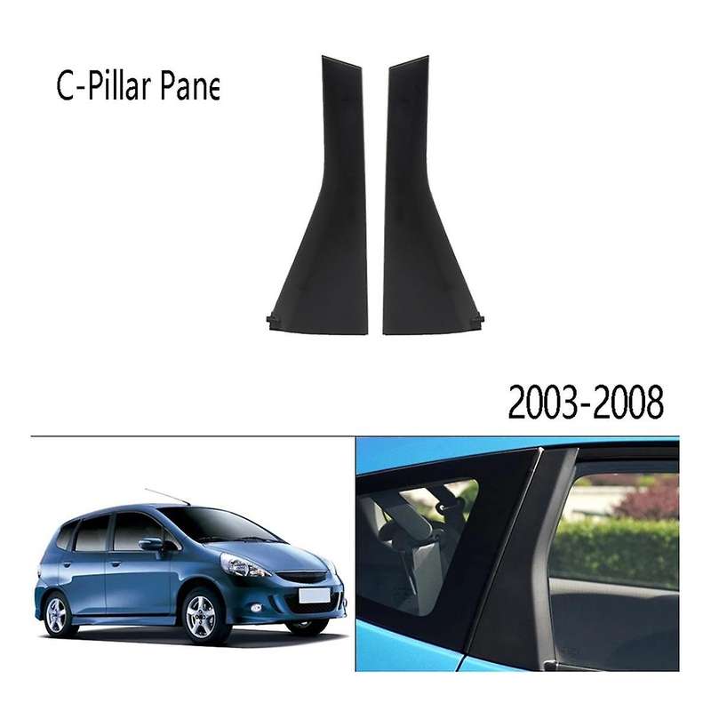 Car Left Rear Door Outer Pillar Garnish Trim Panel C-Pillar Panel for FIT JAZZ GD1 GD3 2003-2008 727