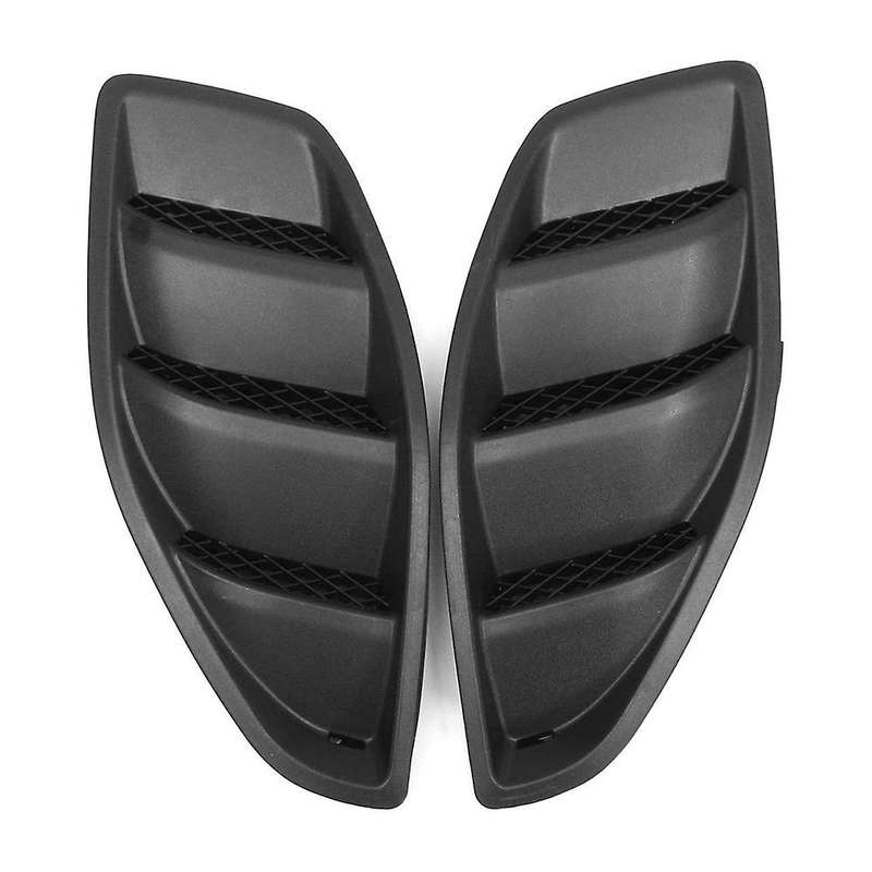 Car Left Right Engine Hood Dome Louvers Inlet Vents Bezel Fit for JK Wrangler 2007-2017