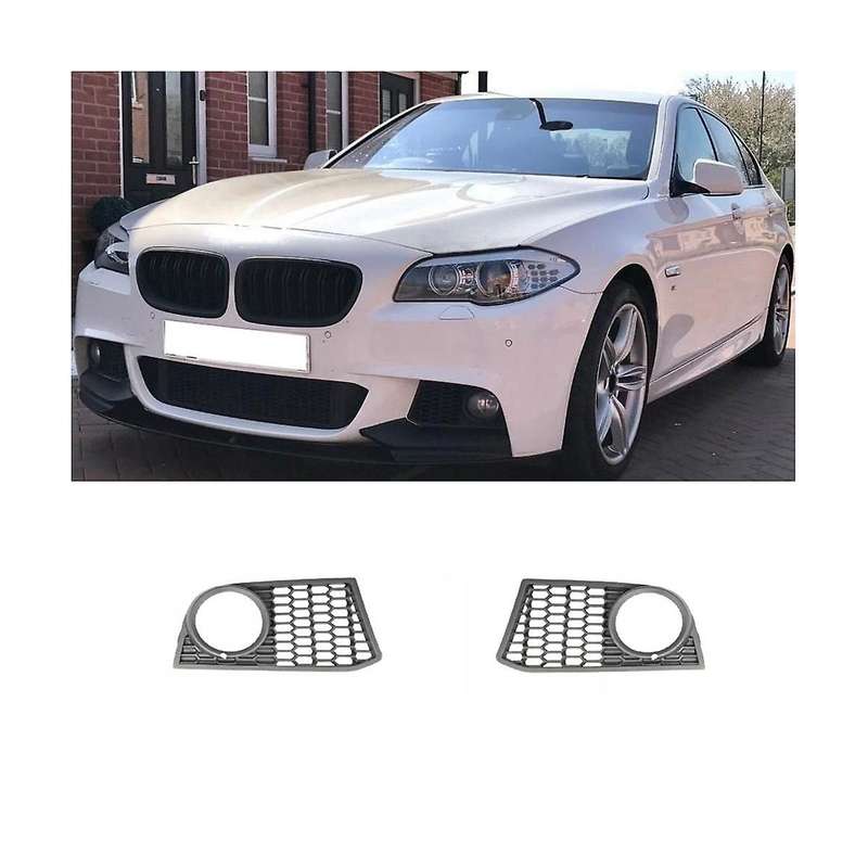 Car Left Right Bumper Fog Light Lamp Grill 51117906197 51117906198 for 5 Series F10 F11 2011-2016