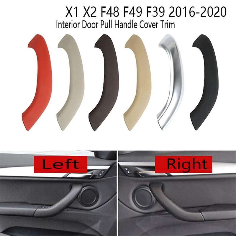 Car Left Right Interior Door Pull Handle Armrest Cover Trim for  X1 X2 F48 F49 F39 2016-2020 514174