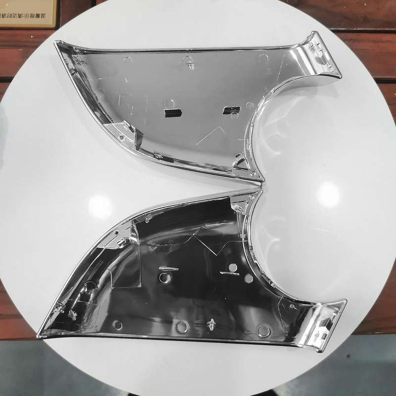 Car Left Side Chrome Rearview Mirror Bottom Lower Holder Cover for 3 2017-2021