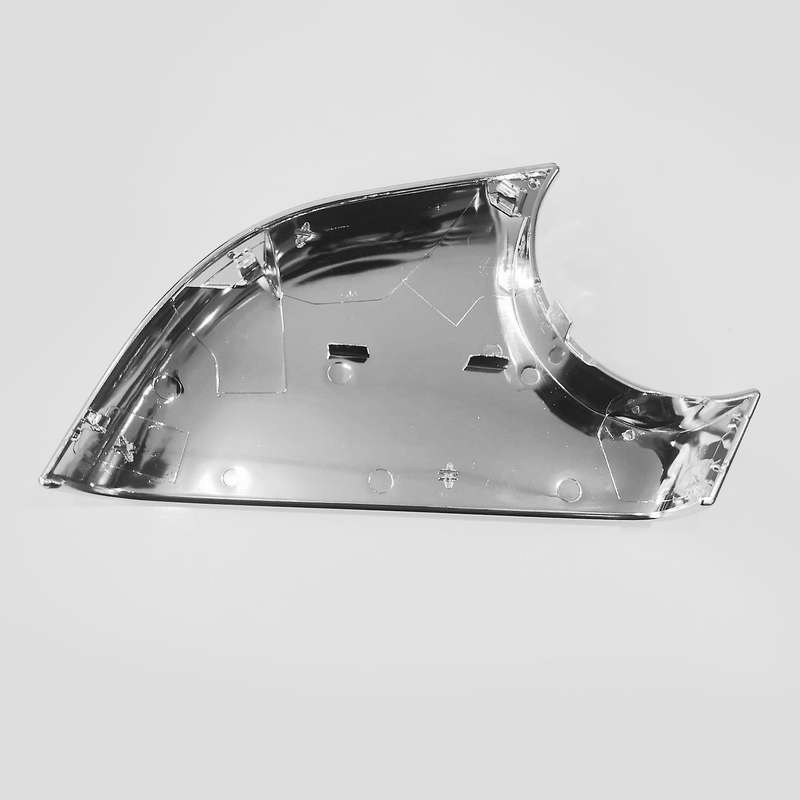 Car Left Side Chrome Rearview Mirror Bottom Lower Holder Cover for 3 2017-2021