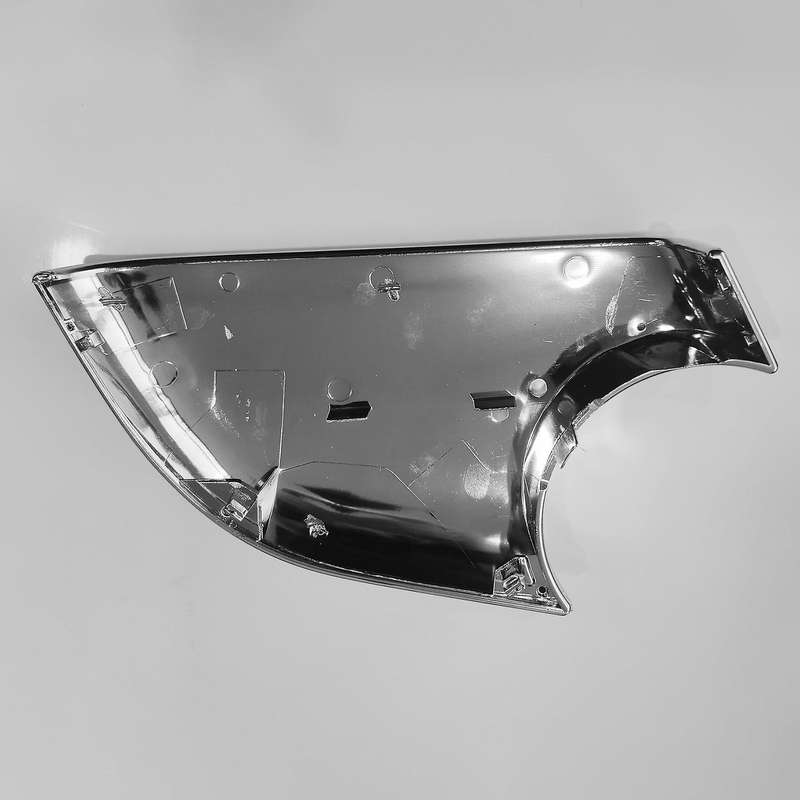 Car Left Side Chrome Rearview Mirror Bottom Lower Holder Cover for 3 2017-2021