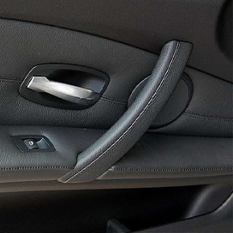 Car Left Side Front Door Inner Pull Handle Armrest Cover Assembly 51416983667 for E60 E61 2006-2010
