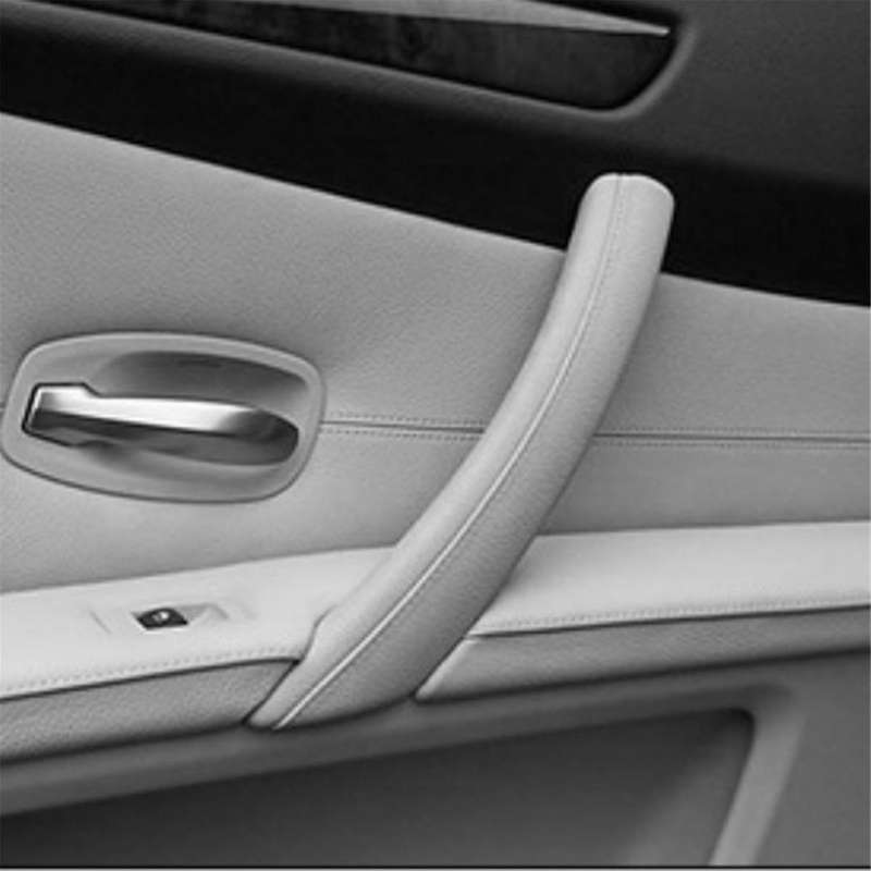 Car Left Side Front Door Inner Pull Handle Armrest Cover Assembly 51416983667 for E60 E61 2006-2010
