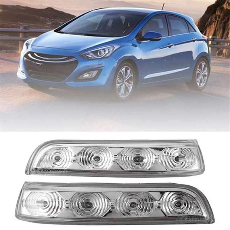 Car Left Side Mirror Turn Signal Lamp Cover 876132L600 for I30 2009-2012 Car Accessories