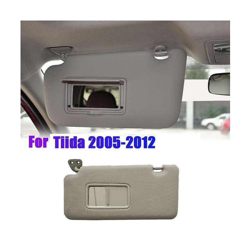 Car Left Side Visor with Mirror 96401-ed500-a178 for Tiida 2005-2012 Sunshade 96401ed500a178
