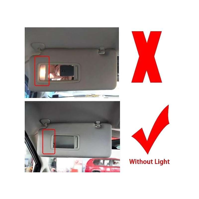 Car Left Side Visor with Mirror 96401-ed500-a178 for Tiida 2005-2012 Sunshade 96401ed500a178