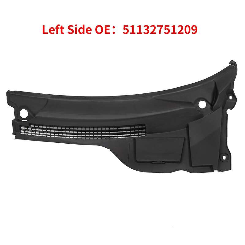 Car Left Side Windshield Cowl Cover Apron for Mini R55 R56 R57 2007-2013 51132751209 51132751210