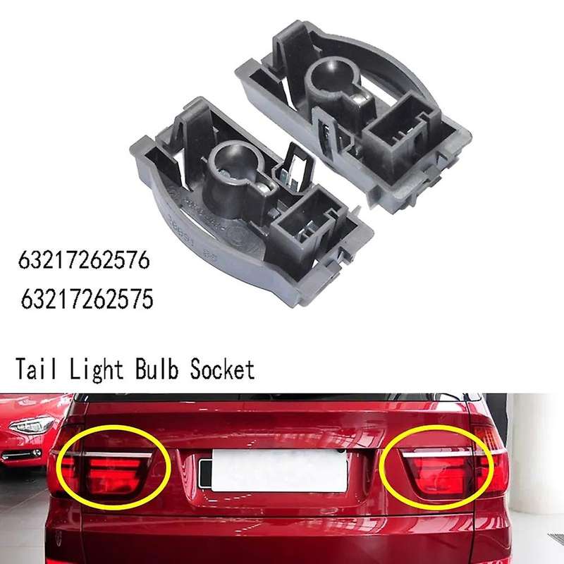 Car Left Tail Light Bulb Socket Side Rear Light Bulb Tray Holder for X5 E70 X5 E70 63217262575