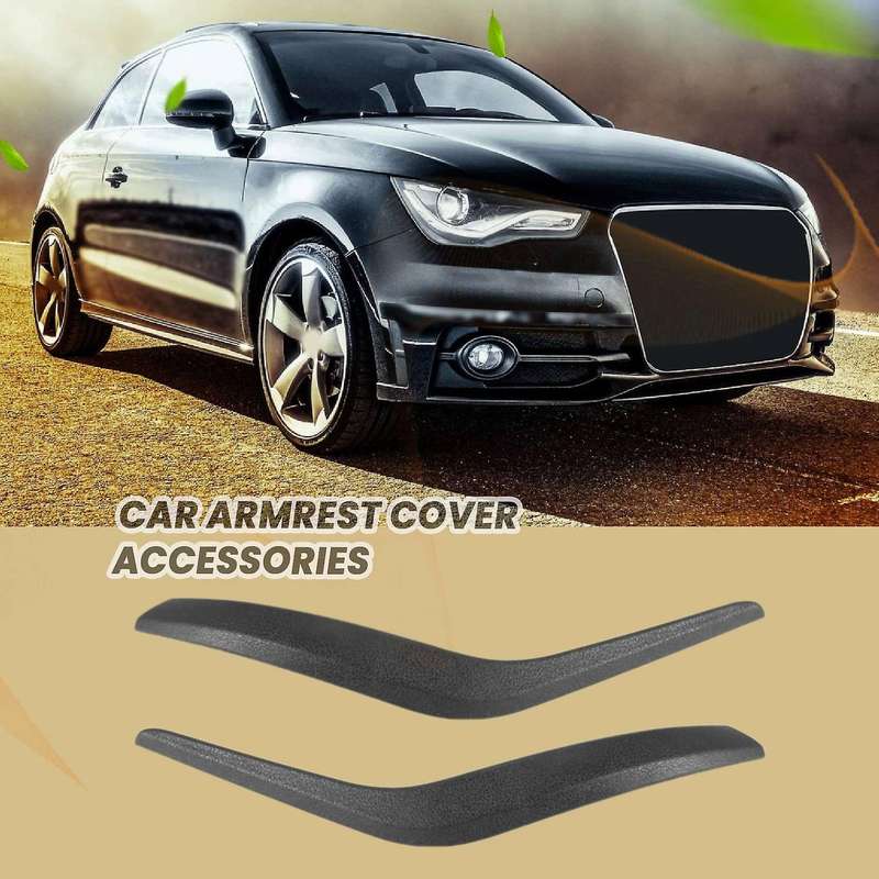 Car Left/Right Inner Door Handle Cover Compatible Bmw X1 E84 2010-2016 Black