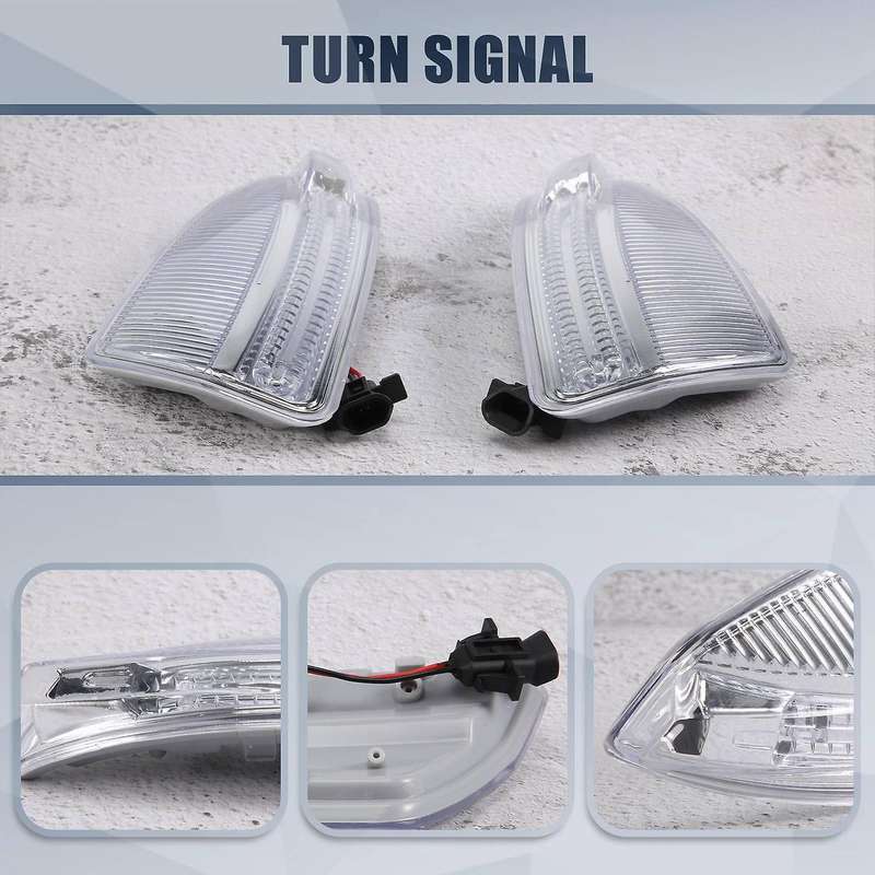 Car Left+right Led Rearview Mirror Turn Signal Light for - W639 W204 S204 A2048200721 A2048200821