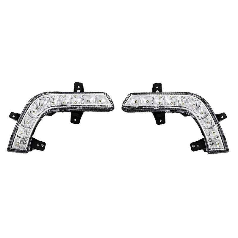 Car Left/Right Front Front LED Fog Light Daytime Running Light Front Fog Lamp for Geely GC6/ 16-19