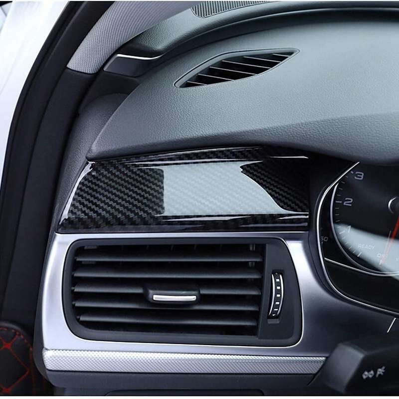 Car LHD Console Navigation Panel Decorative Cover Trim for A6 C7 2012-2018