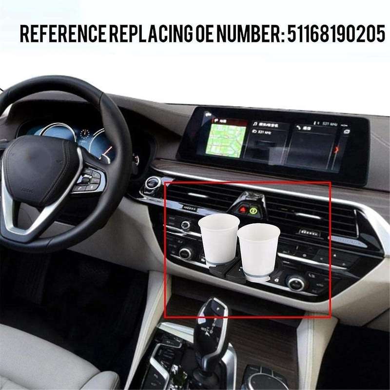 Car Lhd Front + Rear Retractable Cup Holder Water Cup Holder for E39 525i 525i 1996-2003 51168190205