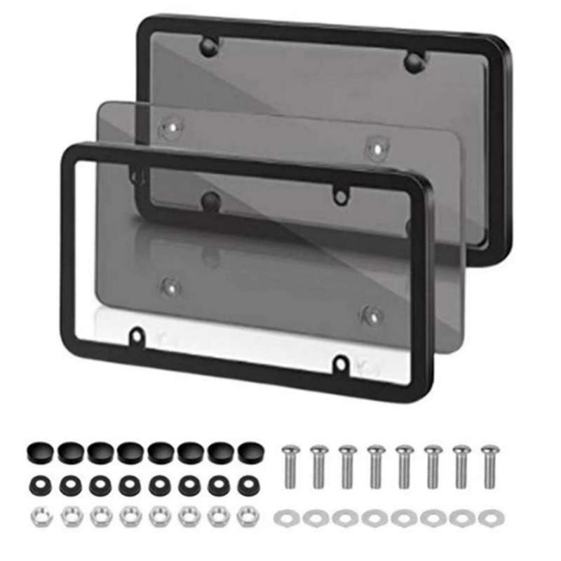 Car License Plate Frame Shield License Plate Holder License Plate Protection Car License Accessories