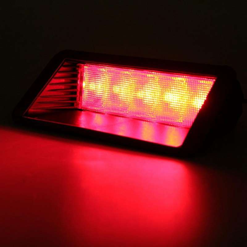 Car Light Warning Light 5LED 12V Rear Tail 3Rd Brake Lamp Fog Light High Mount Lamp Red