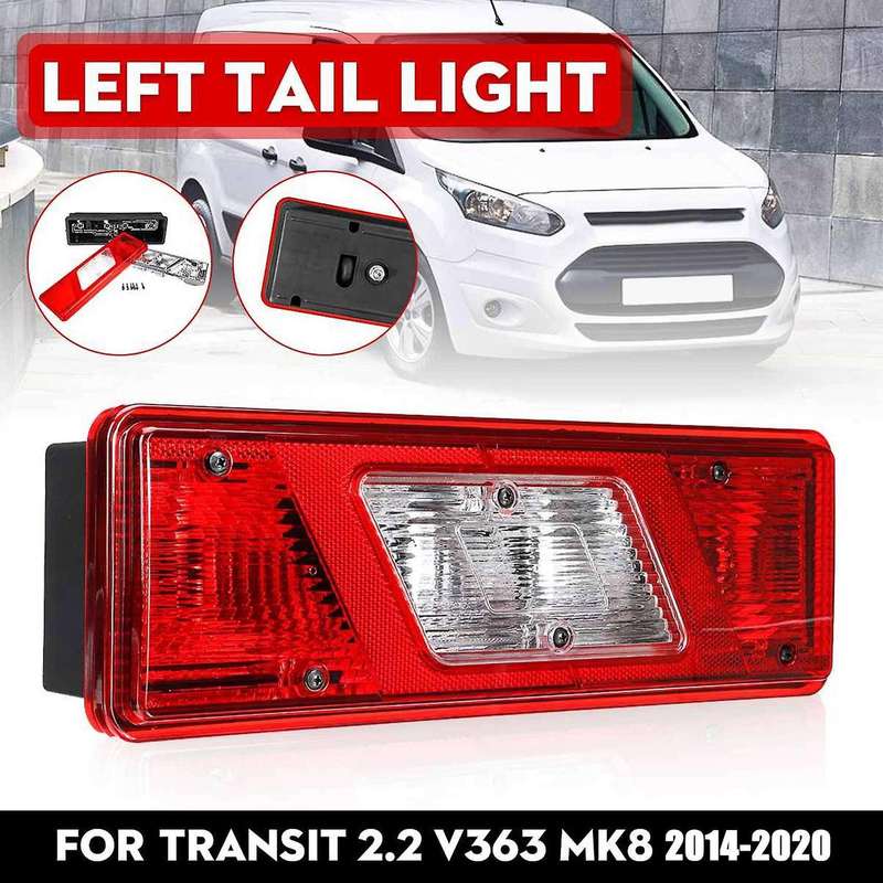 Car Light Tail Light Rear Brake Light Signal Lamp with Bulb for Transit 2.2 V363 MK8 2014-2020 BK31-