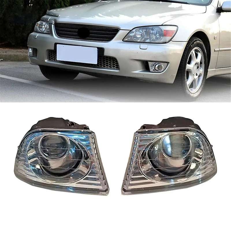 Car Lights for Alteza for IS200 IS300 1998-2005 Car Bumper Reflector Lamp Front Grille Driving Fog L