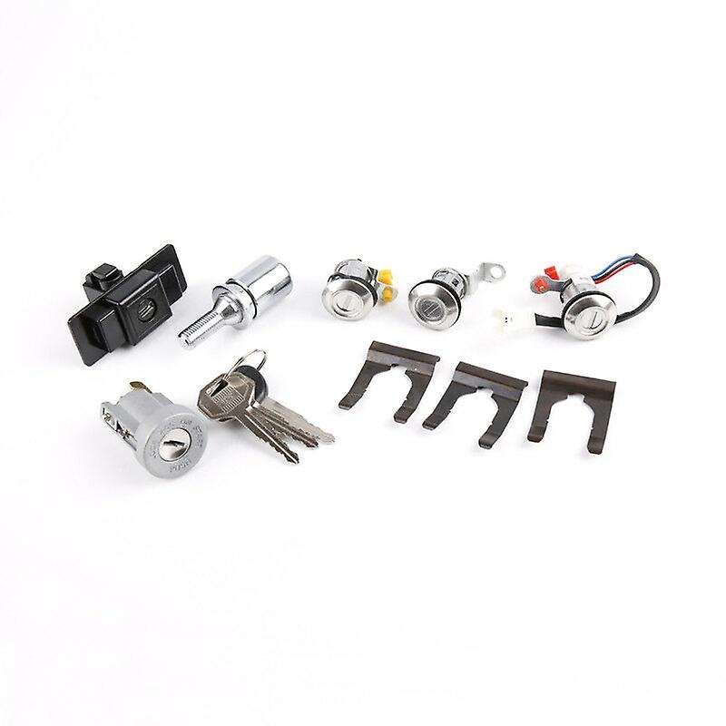 Car Lock Cylinder & Key for Montero Mk2 V31 V32 Mr259744