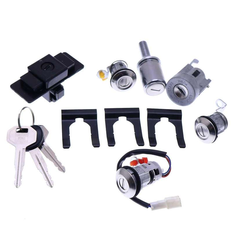 Car Lock Cylinder & Key for Montero Mk2 V31 V32 Mr259744