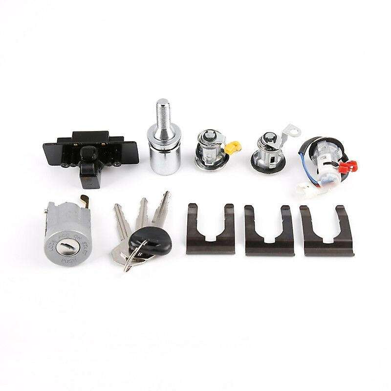 Car Lock Cylinder & Key for Montero Mk2 V31 V32 Mr259744