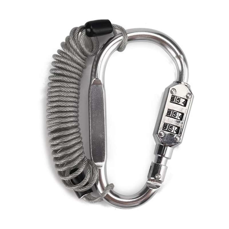 Car Lock Portable Alloy Anti-theft Steel Chain for Motorcycle Helmet for Anti-theft Lock Safety Pad