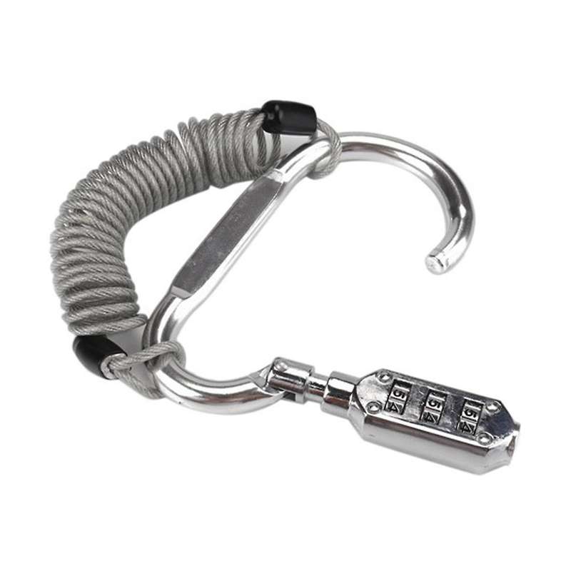 Car Lock Portable Alloy Anti-theft Steel Chain for Motorcycle Helmet for Anti-theft Lock Safety Pad