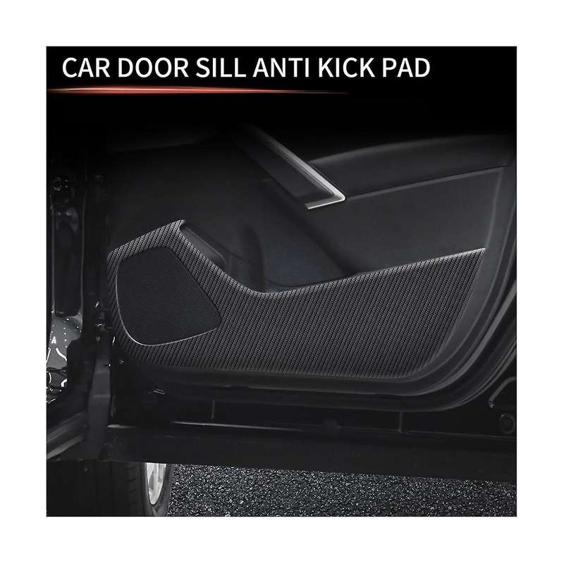 Car Lychee Leather Door Protector Pad Door Plank Anti- Pad Anti-dirty Mat Cover for 2022+ Rhd