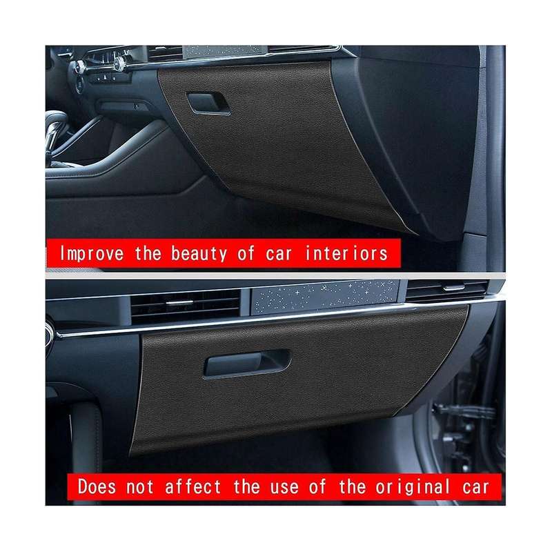 Car Lychee Leather Storage Glove Box Protector Pad Anti- Pad Anti-dirty Pad Mat Cover for 3 Axela 2