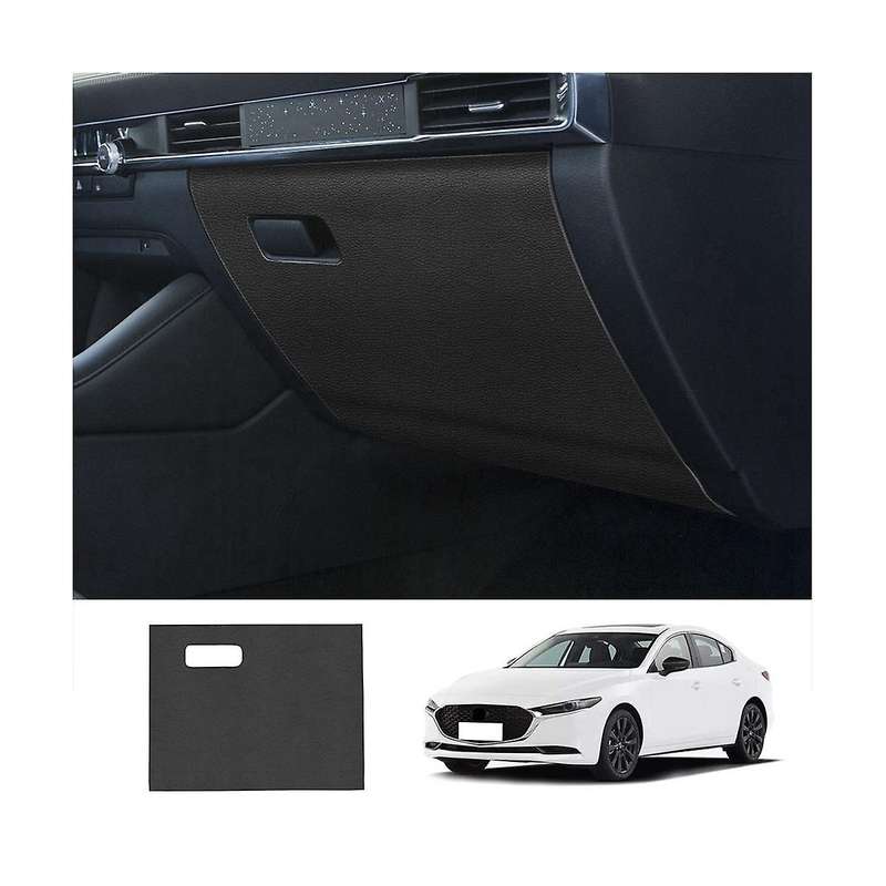 Car Lychee Leather Storage Glove Box Protector Pad Anti- Pad Anti-dirty Pad Mat Cover for 3 Axela 2