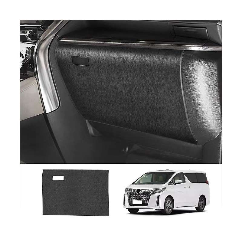 Car Lychee Leather Storage Glove Box Protector Pad Anti- Pad Anti-dirty Pad Mat Cover for Alphard 1