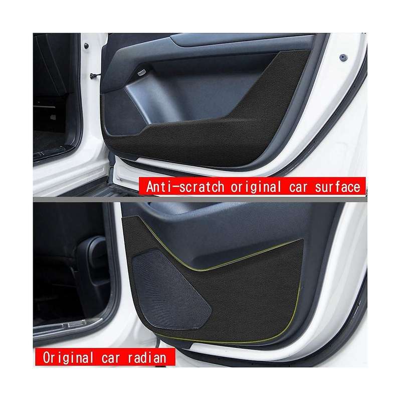 Car Lychee Skin Leather Door Protector Pad Door Plank Anti- Pad Anti-dirty Pad Mat Cover for -5 Cx5