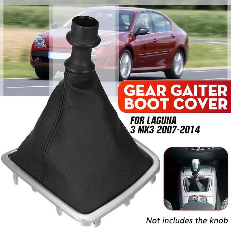 Car Manual Gear Shift Knob Gaiter Boot Cover Lever Shifter Handle Stick Boot Gaiter for / Mk3 2007-2