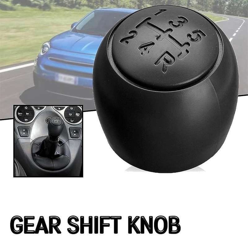 Car Manual 5 Speed Gear Shift Knob Gear Lever Shifter Gaiter for 500 500C 2007-2013 Panda 2003-2012