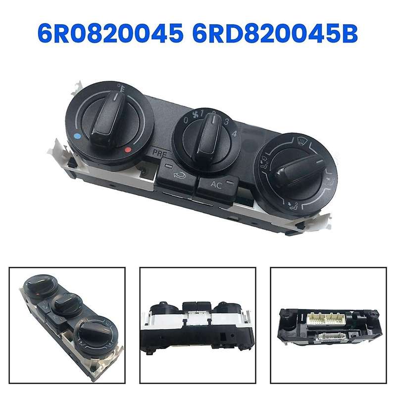Car Manual A/C Heater Climate Control Panel Unit Switch for 5 6R 2010-2013 6R0820045 6RD820045B