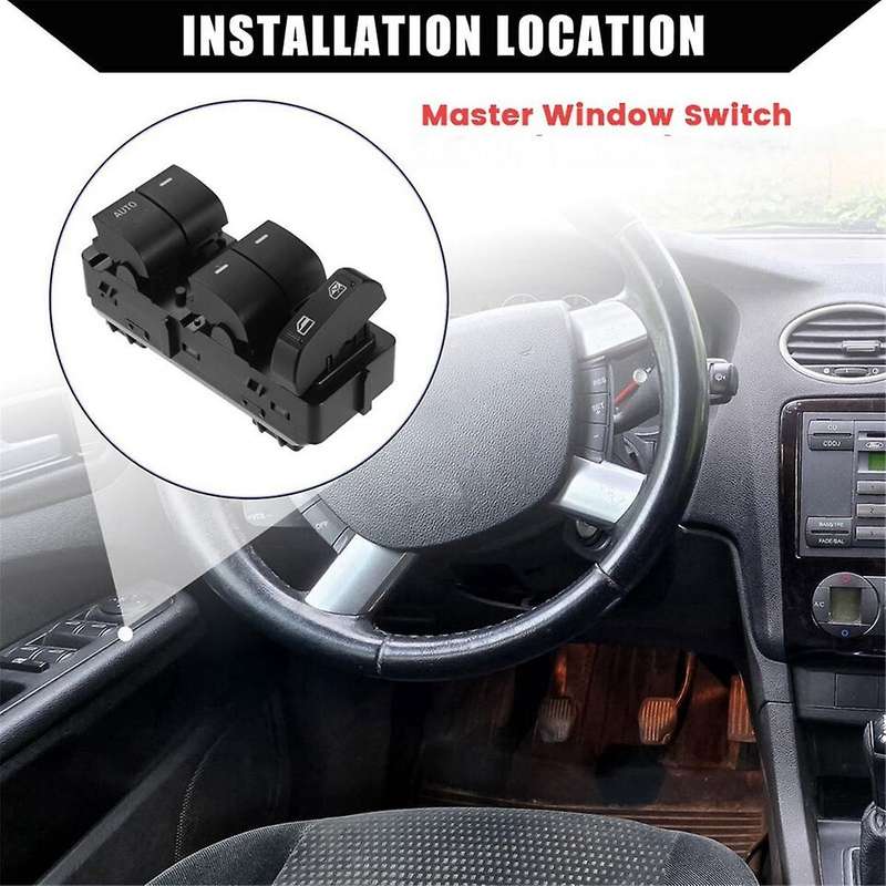 Car Master Window Switch BT4Z-14529-AA for Edge 2011-2015 Left Power Window Lift Switch Control Butt