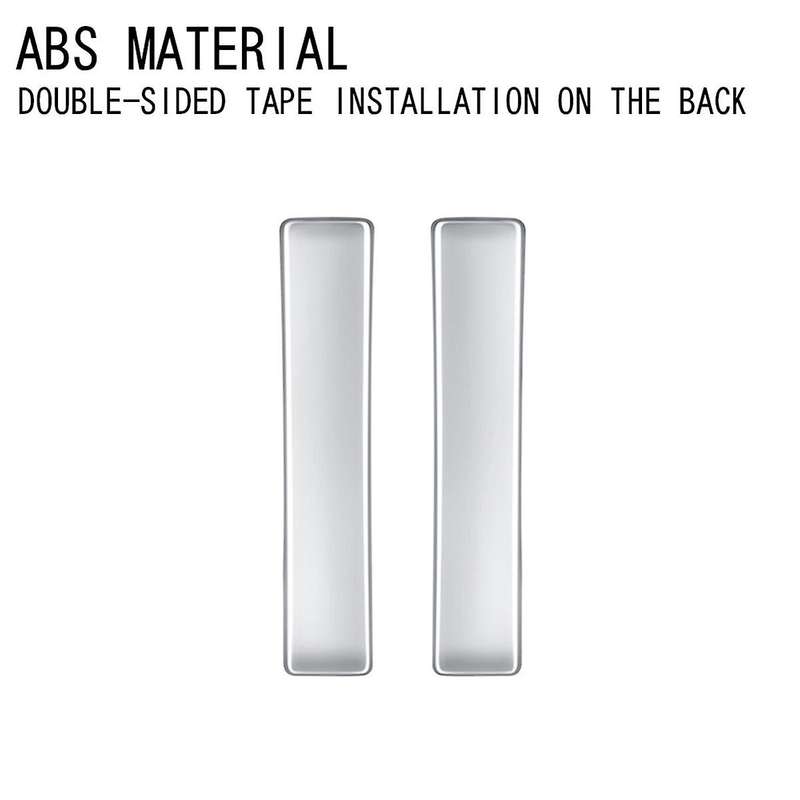 Car Matt Silver Middle Door Button Frame Trim Sticker Interior Accessories for Alphard/Vellfire 40 S