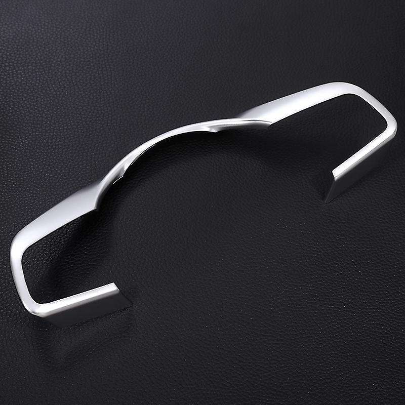 Car Matt ABS Chrome Steering Wheel Decorative Frame Trim Accessories for XE XF F-Pace F Pace2016 201