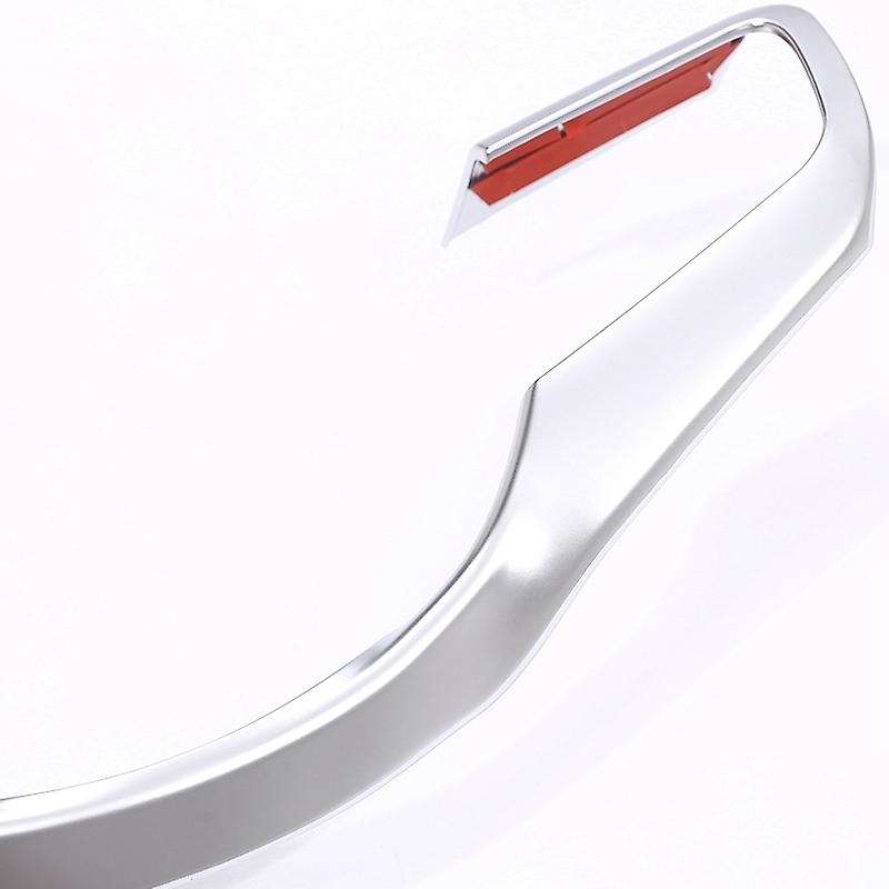 Car Matt ABS Chrome Steering Wheel Decorative Frame Trim Accessories for XE XF F-Pace F Pace2016 201