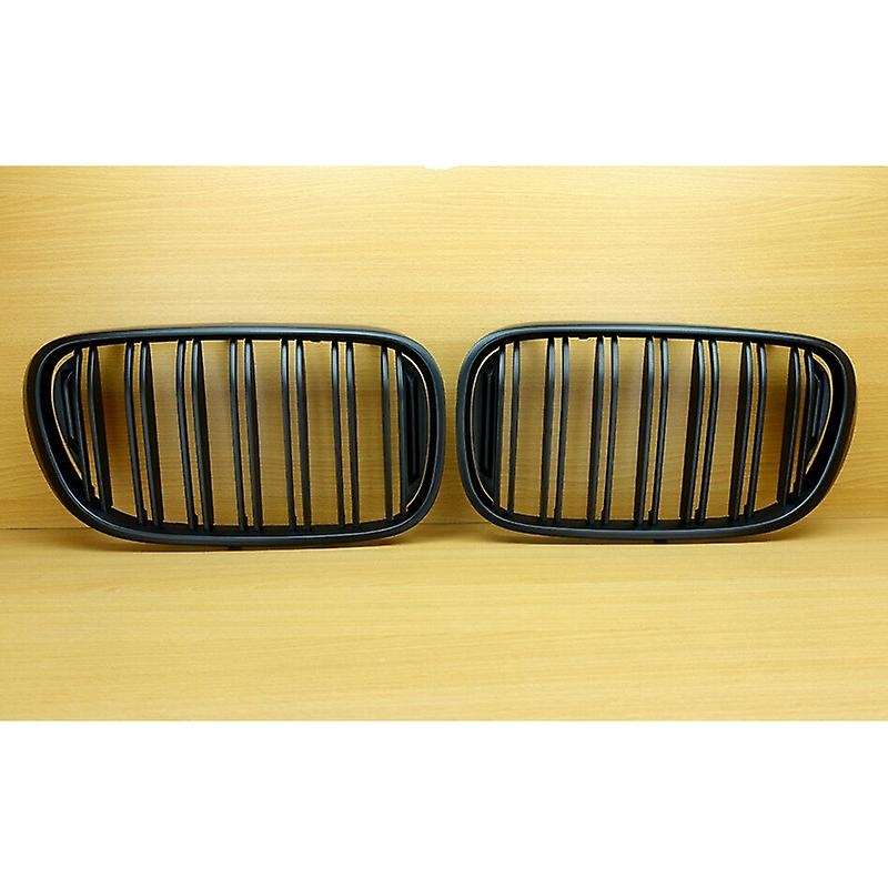 Car Matte Double Front Kidney Grill Grille Fit for  7 Series G11 G12 16-19