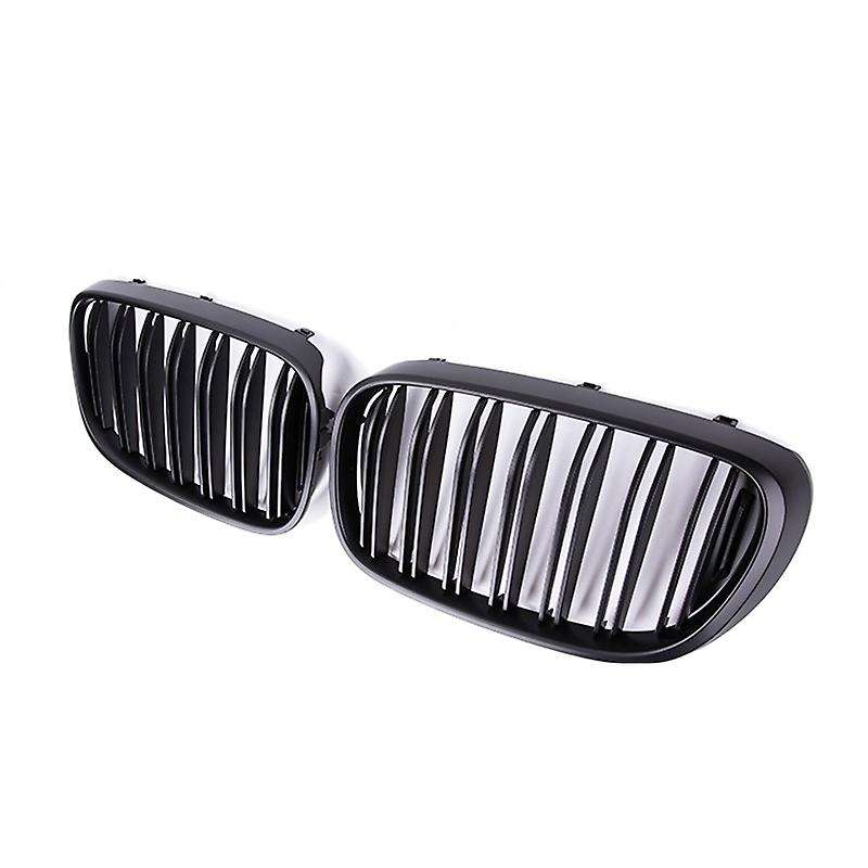 Car Matte Double Front Kidney Grill Grille Fit for  7 Series G11 G12 16-19